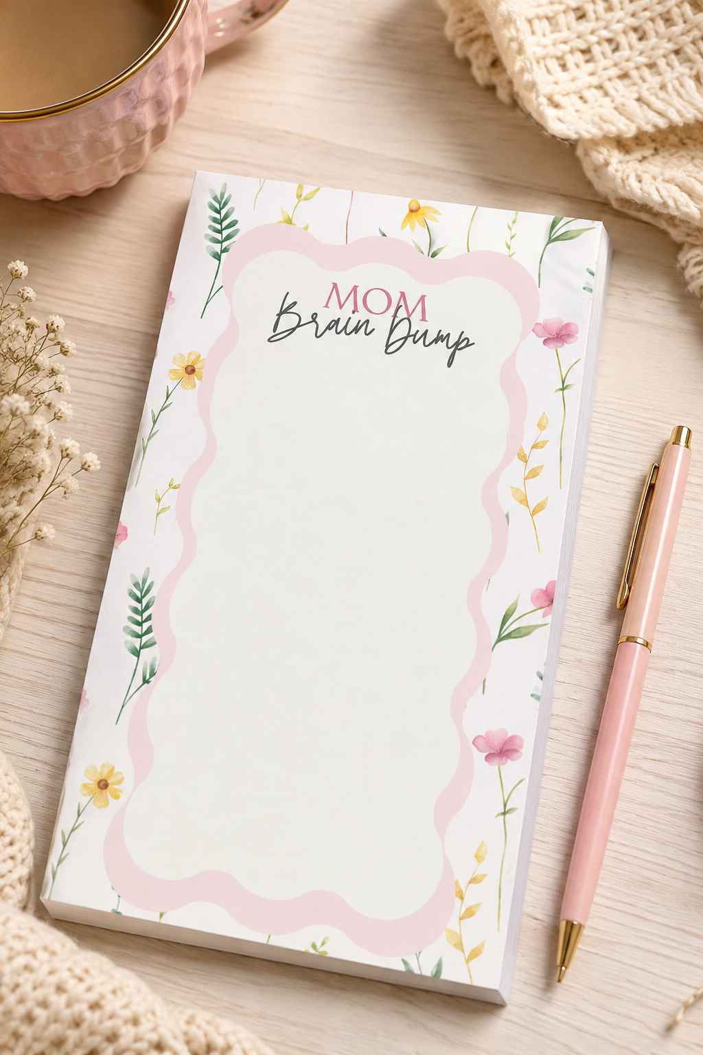 Mom Brain Dump Notepad