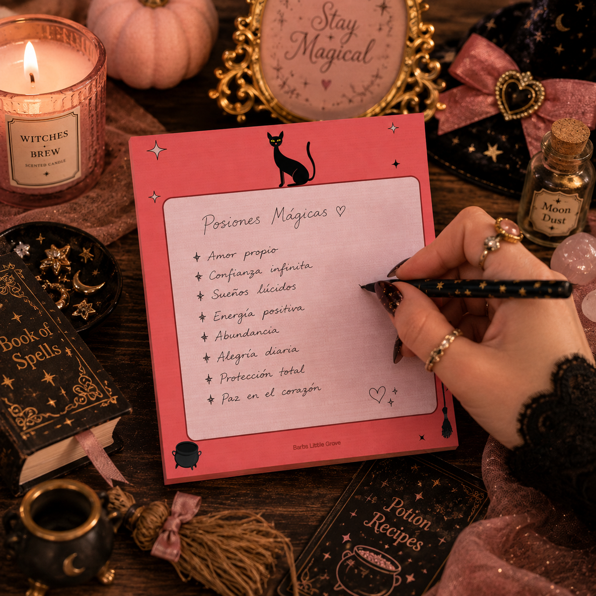 Black Cat Halloween Sticky Note
