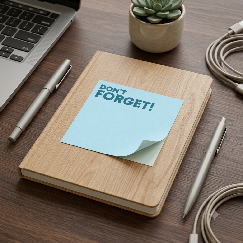 Don't Forget Sticky Note