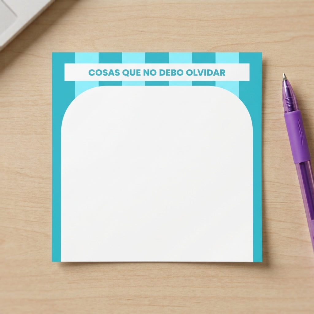 Cosas que no debo olvidar Sticky Note – Barbs Little Grove
